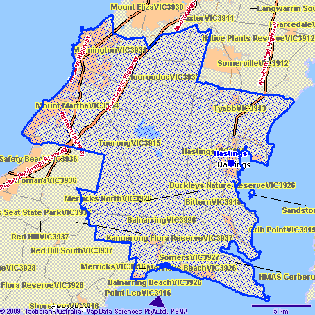 Hastings Map